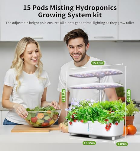 Hydroponics Growing System Kit - 15 Pods Indoor Herb Garden - Image 6