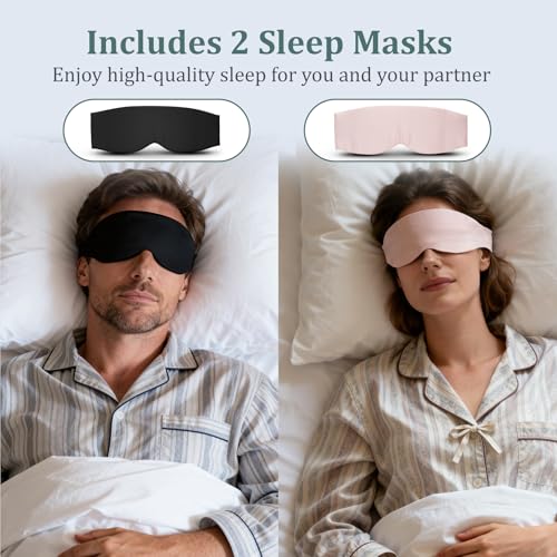 Silk Sleep Mask 2-Pack: 100% Blackout for Deep Sleep - Image 6