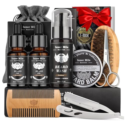 Isner Mile Beard Grooming Kit: Complete Men's Care Set