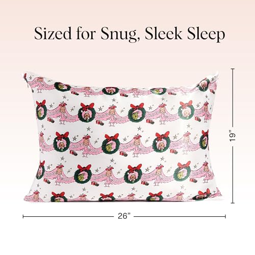 Grinch x Kitsch Satin Pillowcase - Hair & Skin Benefits - Image 2