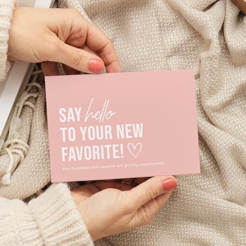 100-Pack Business Thank You Cards - Say Hello - Image 7