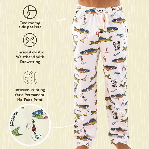 Lazy One Men's Funny Ocean Theme Pajama Lounge Pants - Image 6
