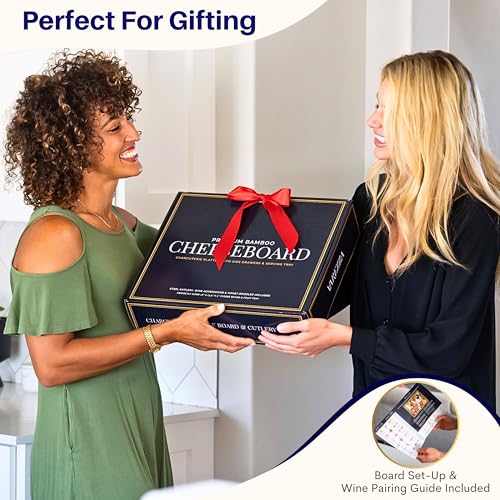 Large Bamboo Charcuterie Board Set with Accessories - Image 7