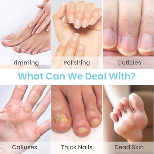 HSKAI Professional Cordless Nail Drill Kit - LCD & Lamp - Image 6