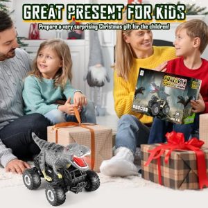 Manercey All-Terrain RC Monster Truck with Lights for Kids