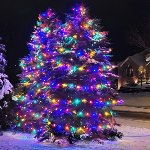 Vintage C9 LED Christmas Lights - 25ft Multicolor Outdoor - Image 5
