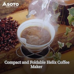 SOTO Compact Helix Coffee Maker – Portable Pour Over Dripper