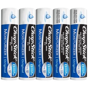 ChapStick Moisturizer 5-Pack Lipcare SPF 12 & 15