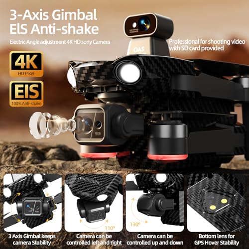 Professional 4K HD Drone with 3-Axis Gimbal & GPS - Image 5
