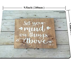 Custom Bible Verse Gaming Mouse Pad – Non-Slip Rubber