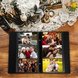 Linen Photo Album 4×6 – “OUR MEMORIES” 300 Pockets