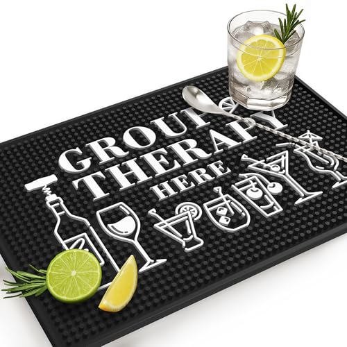 Group Therapy Spill-Proof Bar Mat - 18"x12" Rubber