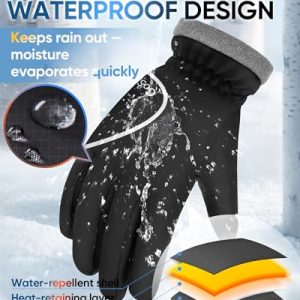 GoSkala Winter Gloves: Waterproof Thermal Touchscreen