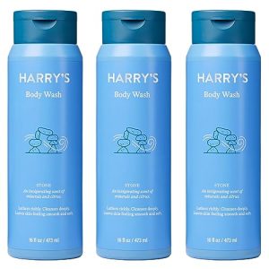 Harry’s Men’s Body Wash Shower Gel – Stone (3-Pack)