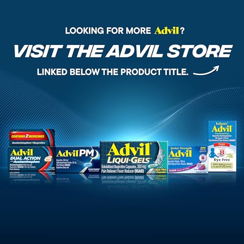 Advil 200mg Ibuprofen Pain & Fever Relief Tablets - Image 12