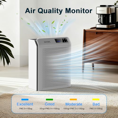 Smart HEPA Air Purifier: APP Control, Large Room, Pets - Image 6