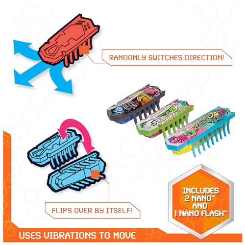 HEX BOTS Nano Land: Sensory Mini Robot Playset for Kids & Cats - Image 3