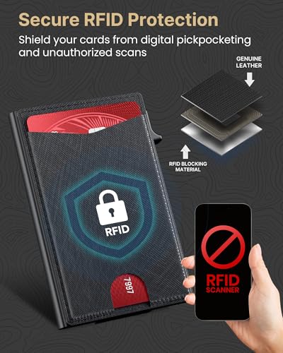 typecase Flip Pop Up Wallet - Men's RFID Leather - Image 6