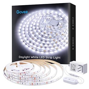 Govee 16.4ft White LED Strip: Dimmable 6500K Daylight