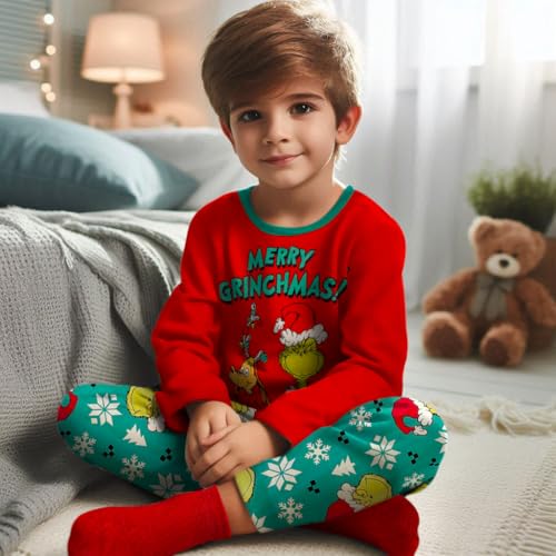 Kids Character Pajama Set with Fuzzy Socks - Boys & Girls - Image 2