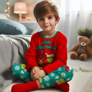 Kids’ Character Pajama Set with Fuzzy Socks – Boys & Girls