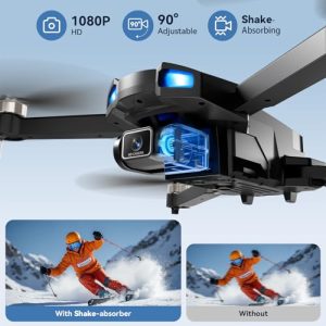 1080P HD FPV Drone for Kids & Beginners – Foldable Quadcopter
