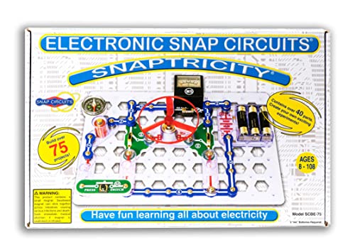 Snap Circuits Snaptricity: STEM Electronics Kit for Kids 8+ - Image 5