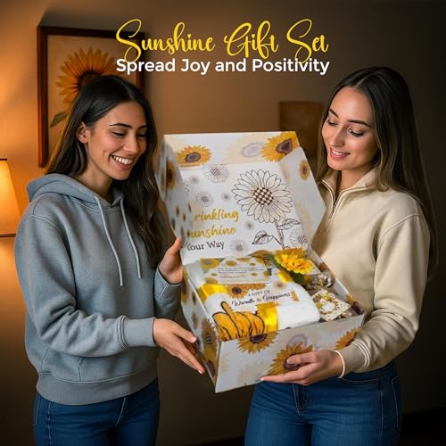 Andlane Sunflower Gift Basket: Unique Care Package for Women - Image 5