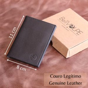 BELLVOLPE Slim Wallet | Genuine Leather Minimalist Design