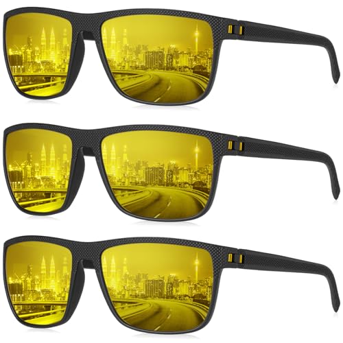 KALIYADI Lightweight Men's Night Vision Driving Glasses