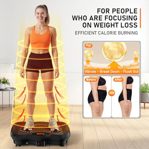 Vibration Plate Exercise Machine for Full Body Workout & Weight Loss - Image 2