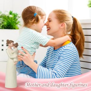 Hand-Painted Mother Daughter Figurine – Sentimental Gift