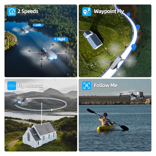 2K FPV GPS Drone with Camera & Screen Controller for Adults - Image 5