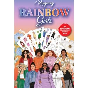 Rongrong Rainbow Girls Planner Stickers Book for Journals