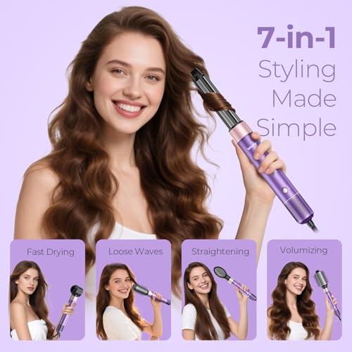Vincofy 7-in-1 Hot Air Styler - Fast Drying & Volumizing - Image 3