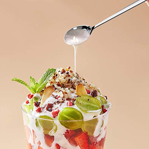 AOOSY 9-inch Stainless Steel Long Handle Spoons, Set of 6 - Image 7