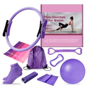 Usakiibebe Home Pilates Kit for Women – Purple Fitness Set