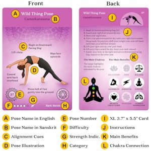 Asana Moon Premium Yoga Pose Cards – 120+ Poses