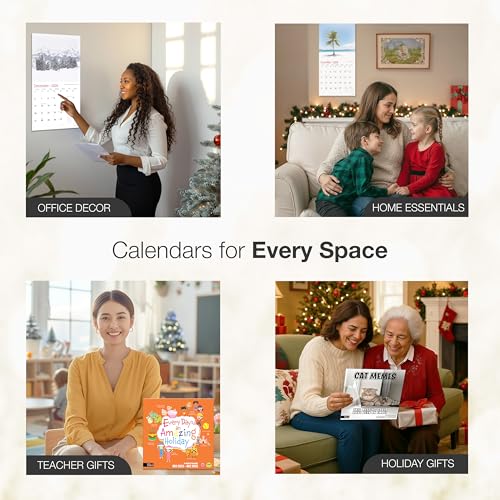 RED EMBER Golden Retrievers 2026 Wall Calendar, 12"x24" - Image 6