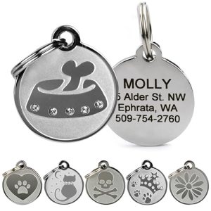 GoTags Designer Pet ID Tags: Custom Engraved for Dogs & Cats