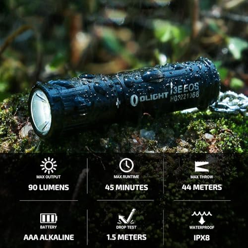 OLIGHT i3E EOS: Compact 90 Lumen AAA Keychain Flashlight - Image 2