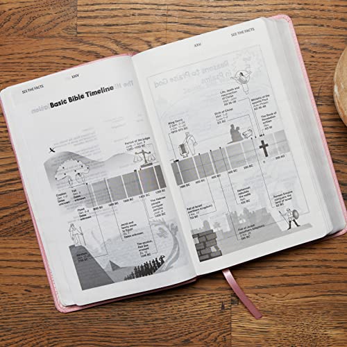 NKJV Holy Bible for Kids - Verse Art Purple Leathersoft - Image 10