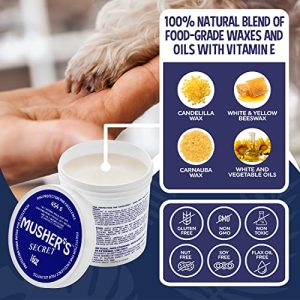 Musher’s Secret Dog Paw Wax 16oz – All-Natural Protection