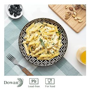 DOWAN 8.5″ Large Porcelain Serving Bowls – Set of 4
