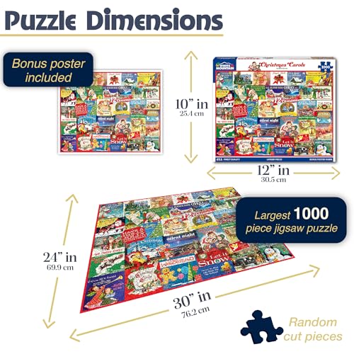 Christmas Carols 1000-Piece Jigsaw Puzzle for Family Fun - Image 3