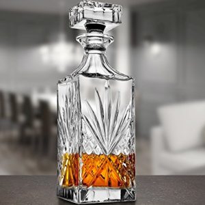 Lefonte Irish Cut Whiskey Decanter Set | 2 Glasses