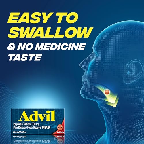 Advil 200mg Ibuprofen Pain & Fever Relief Tablets - Image 5