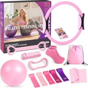 Pilates Kit for Women: Ring, Ball & Bands Home Workout