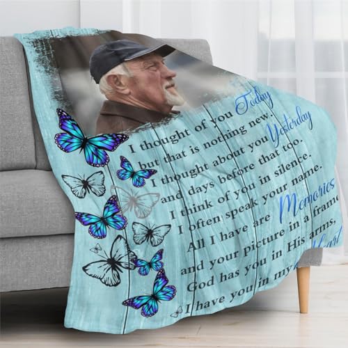 Personalized Memorial Photo Blanket - In Loving Memory - Image 2