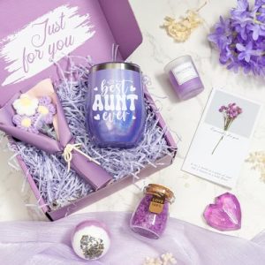 Best Aunt Ever Gift Box – 7pcs Tumbler & Self-Care Set